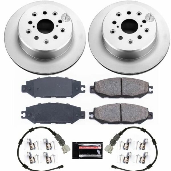 Power Stop 93-94 Lexus LS400 Rear Z17 Evolution Geomet Coated Brake Kit