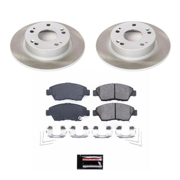 Power Stop 06-11 Honda Civic Front Semi-Coated Rotor Kit