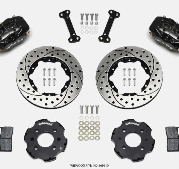 Wilwood Forged Dynalite Front Hat Kit 11.00in Drilled Integra/Civic w/Fac.240mm Rtr