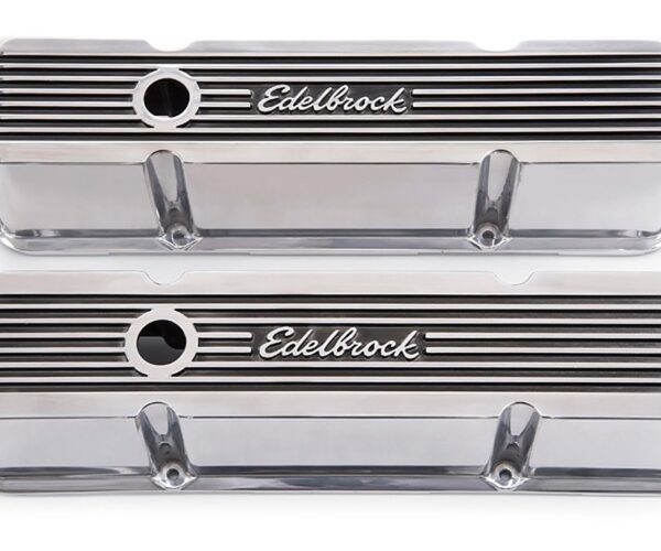 Edelbrock Valve Cover Elite II Series Chevrolet 1959-1986 262-400 CI V8 Tall Polished