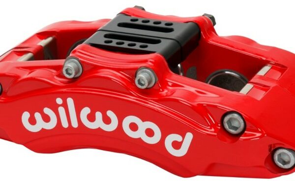 Wilwood Caliper - AT6 Lug Mount Red 1.75in/1.38in/1.38in Piston .75in Rotor - Left Side
