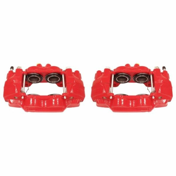 Power Stop 03-09 Toyota 4Runner Front Red Calipers w/o Brackets - Pair