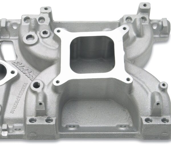 Edelbrock Manifold Torker II Pontiac 389/455 for STD Flange Tb