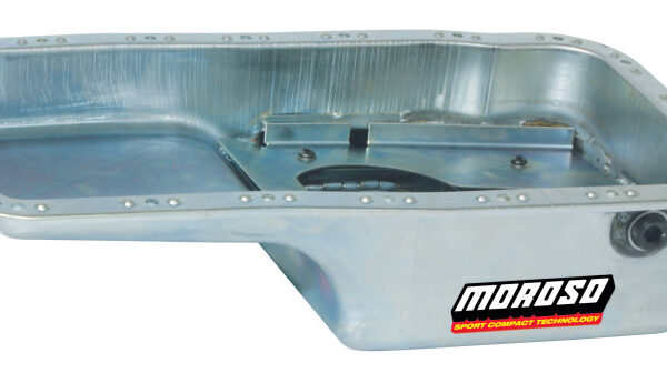 Moroso Acura/Honda 1.6L B16A3 Road Race Baffled Wet Sump 5.5qt 6in Steel Oil Pan