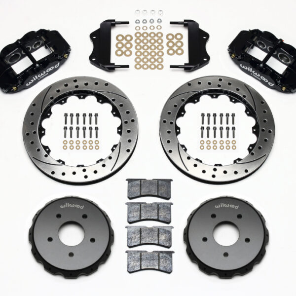 Wilwood Narrow Superlite 6R Front Hat Kit 13.06in Drilled 2004-2006 Pontiac GTO