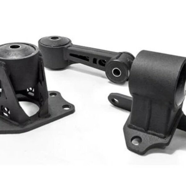 Innovative 09-13 Honda FIT/JAZZ L-Series Black Steel Mounts 85A Bushings