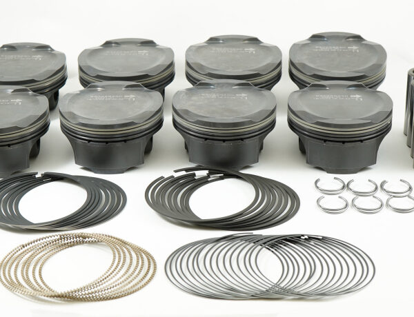Mahle MS Piston Set Ford Coyote 314ci 3.701in Bore 3.650in Stroke 5.933in Rod .866 Pin -1cc 11CR