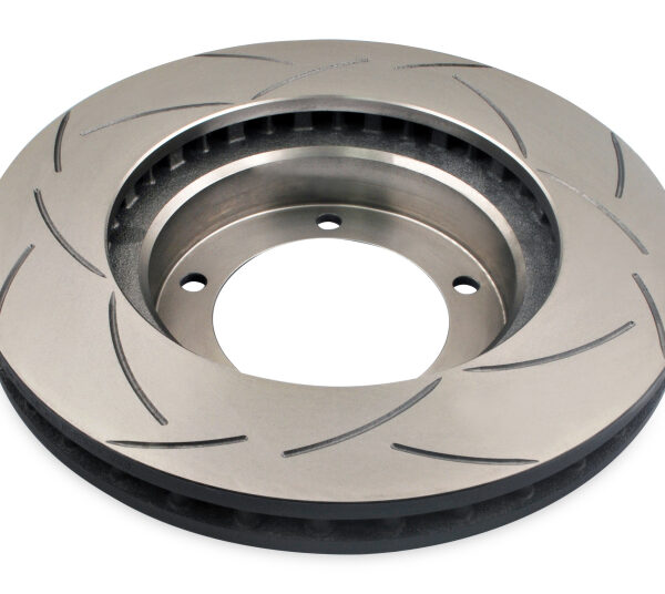 DBA 98-06 Toyota 70 Landcruiser (Feverse Mount) 4X4 Survival T2 Slotted Front Brake Rotor