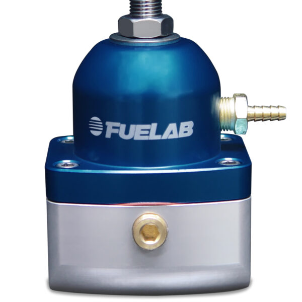 Fuelab 515 TBI Adjustable FPR 10-25 PSI (2) -10AN In (1) -6AN Return - Blue