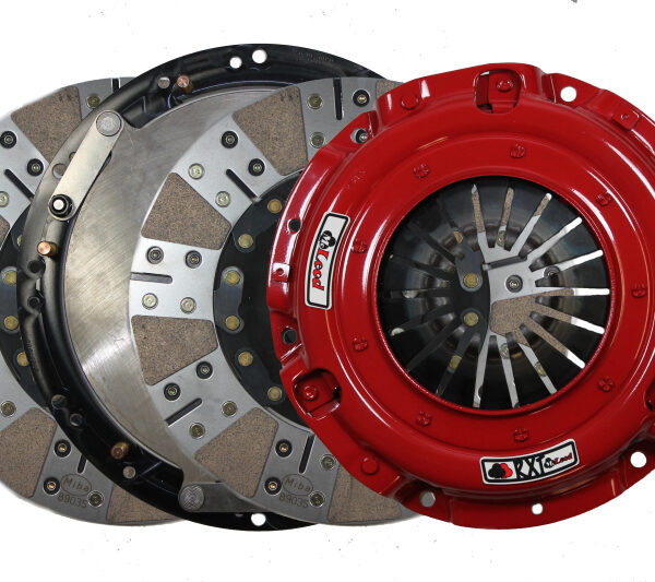 McLeod RXT Twin Disc Clutch Kit 18-19 Ford Mustang RXT 1 x 26 Spline 0 Bal w/164T 8 Bolt AL Flywheel