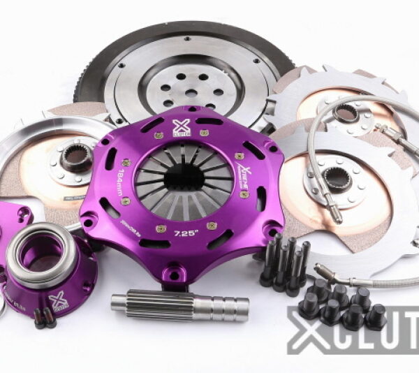 XClutch 1997 Mitsubishi Lancer EVO IV 2.0L 7.25in Triple Solid Ceramic Clutch Kit