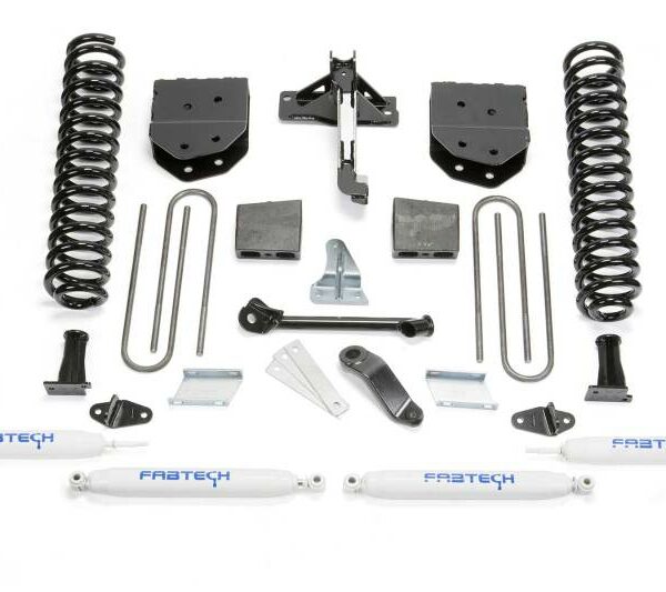 Fabtech 08-16 Ford F250/F350 4WD 4in Basic Sys w/Perf Shks