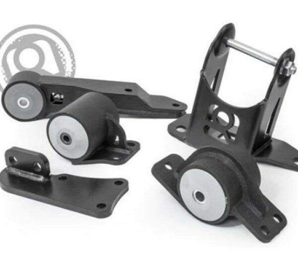 Innovative 00-07 Honda Insight K-Series Black Steel Mounts 85A Bushings (K20 Engine and Trans)