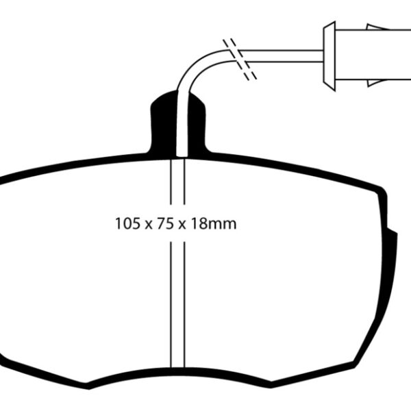 EBC 87-89 Land Rover Range Rover 3.5 Greenstuff Front Brake Pads
