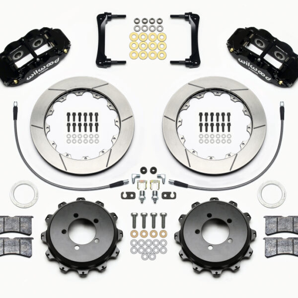 Wilwood Narrow Superlite 4R Rear Kit 12.88in 2008-2012 Subaru WRX w/Lines