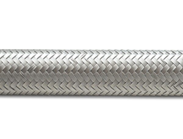 Vibrant SS Braided Flex Hose -6 AN 0.34in ID (50 foot roll)