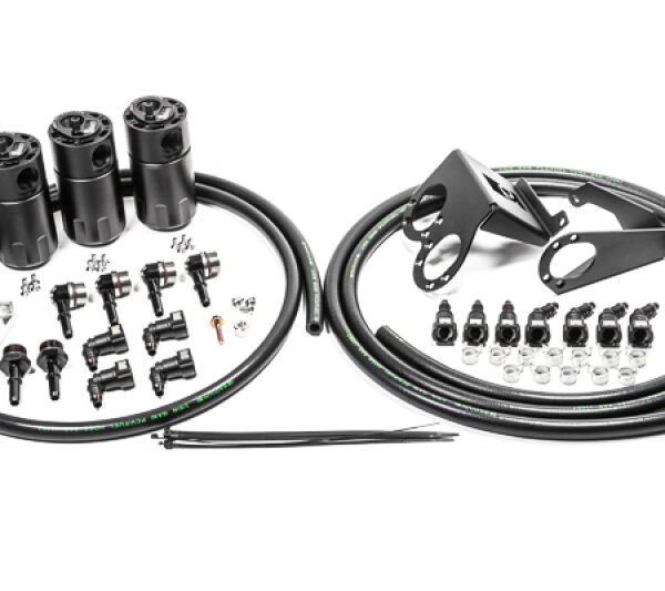 Radium 14-19 Chevrolet Corvette LT1 CCV Fluid Lock Triple Catch Can Kit