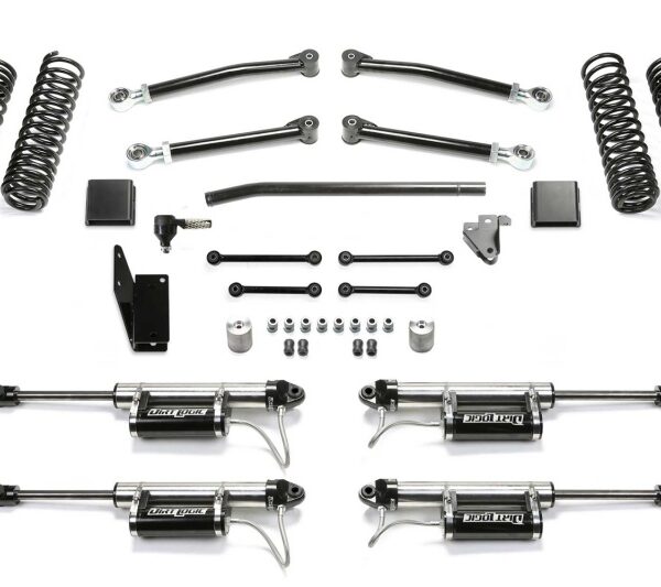 Fabtech 20-21 Jeep JT 4WD Gas 5in Trail w/Dlss Resi Shks