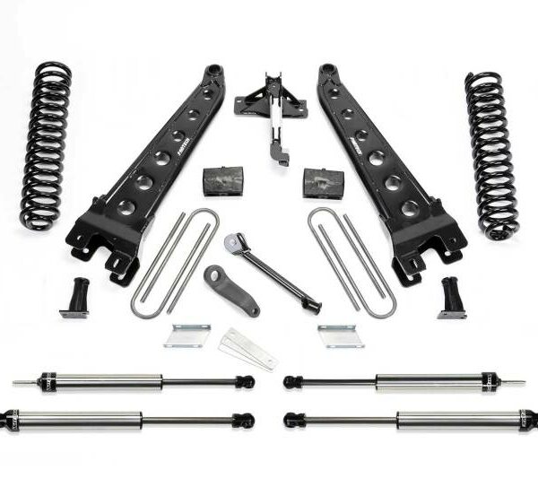 Fabtech 17-21 Ford F250/F350 4WD Diesel 4in Rad Arm Sys w/Coils & Dlss Shks