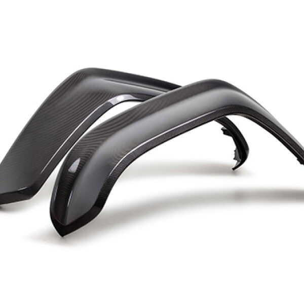 Ford Racing 22-24 Ford Bronco Raptor Carbon Fiber Front Fender Flare Set - Gloss Finish