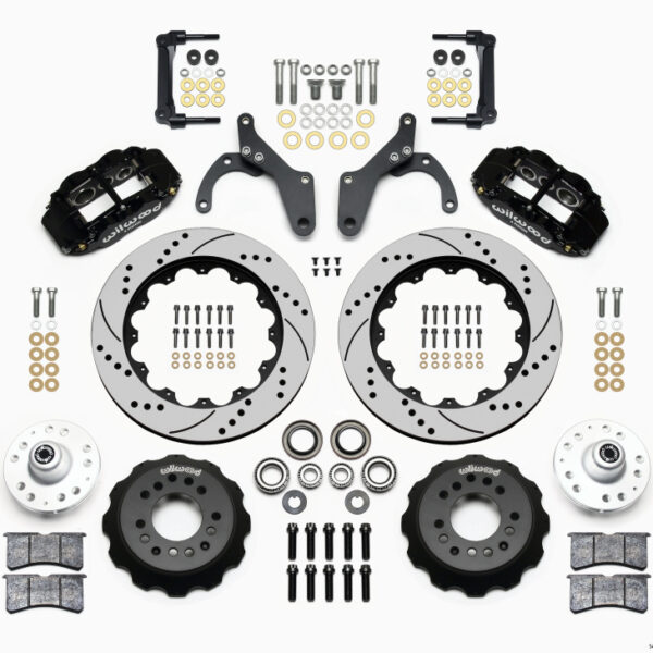 Wilwood Narrow Superlite 6R Front Hub Kit 14.00in Drilled 59-64 Chevy Impala / 63-64 Corvette