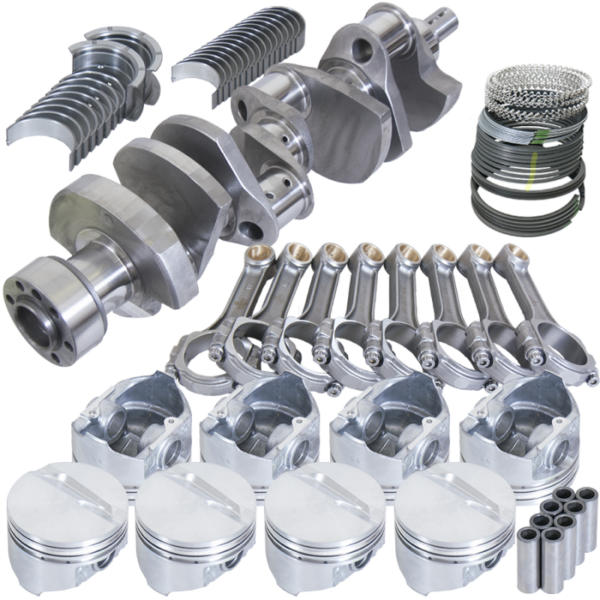 Eagle Chevrolet 350 4.030in Bore 3.750in Stroke 5.00cc Dome Piston Balanced Rotating Assembly Kit
