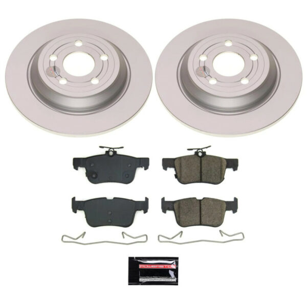 Power Stop 2023 Ford Bronco Sport Rear Z17 Coated Brake Kit