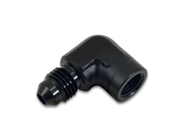 Vibrant -4AN to 1/8in NPT 90 Degree Adapter Fitting