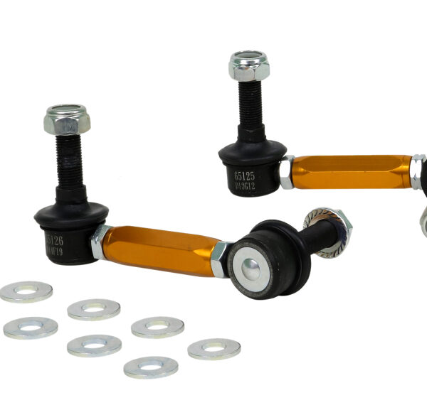Whiteline Universal Sway Bar Link Assembly Heavy Duty Adjustable Steel Ball 115mm Size