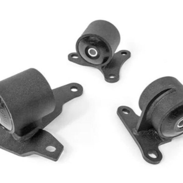 Innovative 90-93 Accord H/F Series Black Steel Mounts 85A Bushings