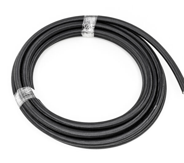 DeatschWerks 6AN Black Nylon Braided PTFE Hose 20 Feet