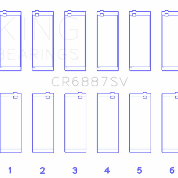 King BMW B58B30A Performance Rod Bearing Set