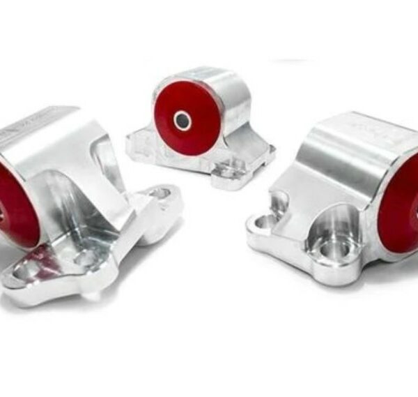 Innovative 92-95 Civic B/D Series Black Aluminum Mounts 95A Bushings (2 Bolt)