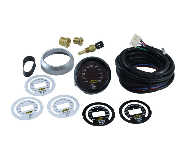 AEM 52mm Temperature (Transmission / Oil / Water) Digital Gauge