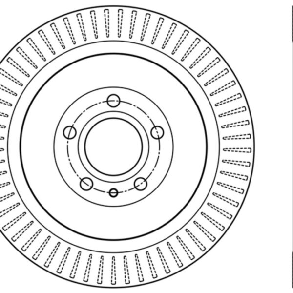 StopTech Premium High Carbon 13-14 Ford Mustang/Shelby GT500 Right Rear Disc Slotted Brake Rotor