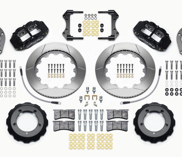 Wilwood Narrow Superlite 4R Front Hat Kit 14.00in 76-77 Ford Bronco Dana 44 w/Lines