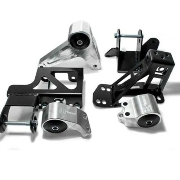 Innovative 92-95 Civic K-Series Black Aluminum Mounts 95A Bushings (Not K24 Trans)