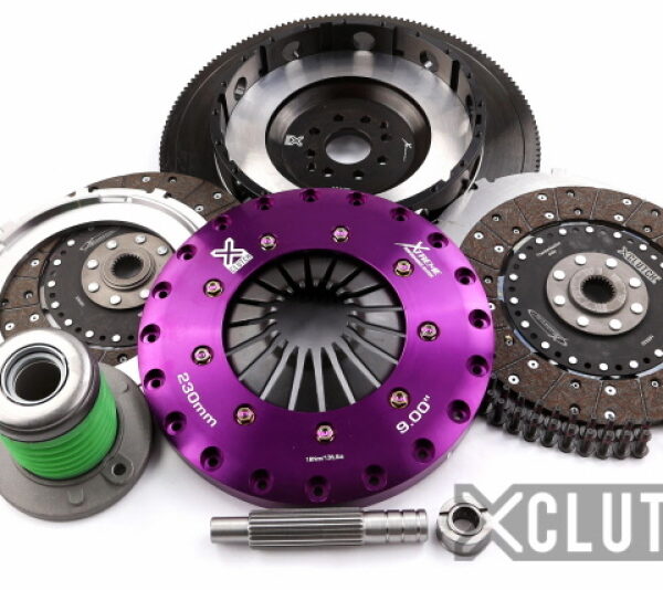 XClutch 11-14 Ford Mustang GT 5.0L 9in Twin Solid Organic Clutch Kit
