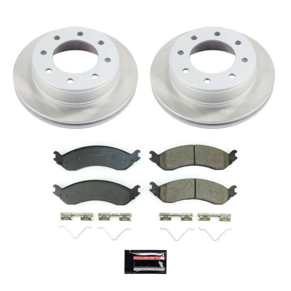 Power Stop 21-22 GMC Savana 3500 Rear Semi-Coated Rotor Kit