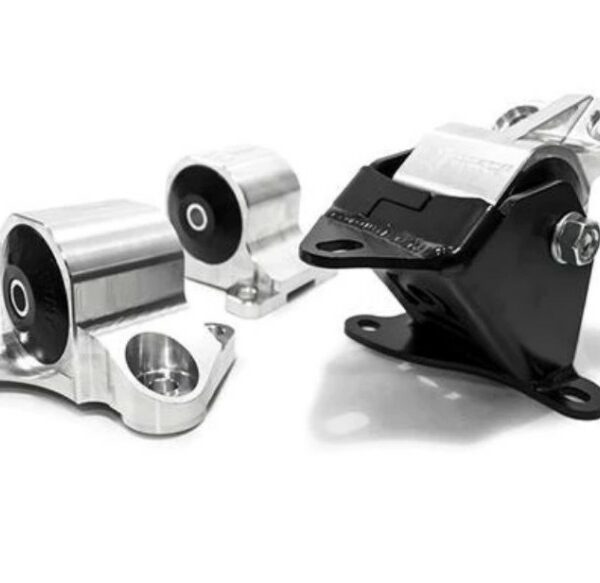 Innovative 96-00 Civic B/D Series Black Aluminum Mounts Solid Bushings (2 Bolt)