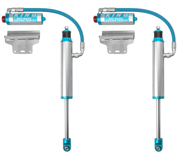 King Shocks 2005+ Toyota Tacoma (6 Lug) Rear 2.5 Dia Remote Reservoir Shock w/Adjuster (Pair)