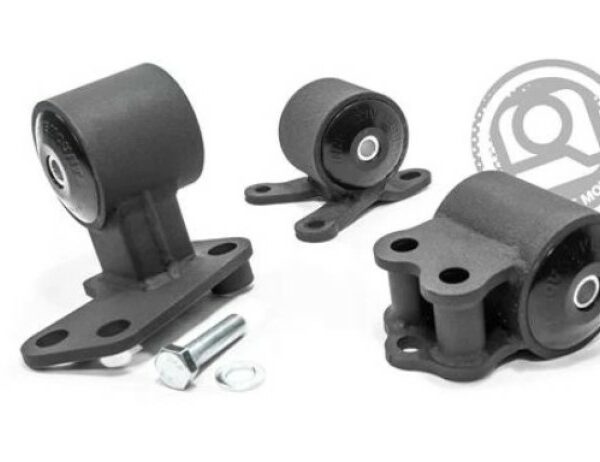 Innovative 92-95 Civic B/D Series Black Steel Mounts 95A Bushings (Auto to Manual Hydro 3 Bolt)