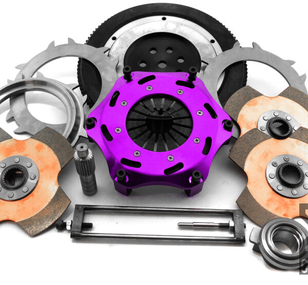 XClutch 1997 Mitsubishi Lancer EVO IV 2.0L 7.25in Triple Solid Ceramic Clutch Kit