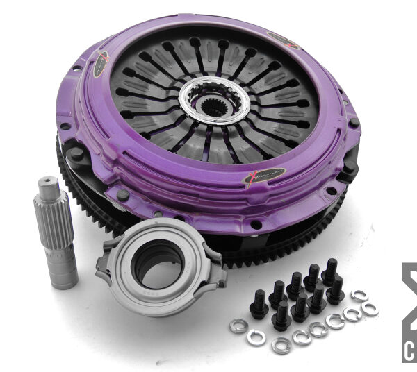 XClutch 07-17 Mitsubishi Lancer EVO X 2.0L 9in Twin Solid Ceramic Clutch Kit