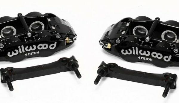 Wilwood Narrow Superlite 4R Rear Caliper & Bracket Kit - Black 97-13 C5/C6 Corvette w/ OEM Rotors