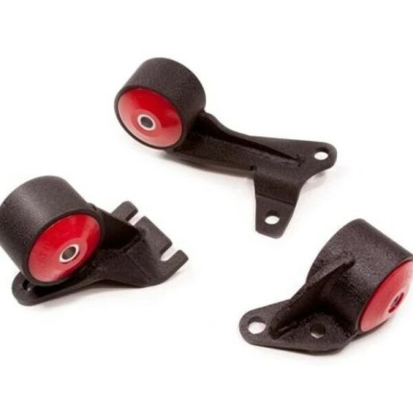 Innovative 88-91 Civic D-Series Black Steel Mounts 60A Bushings (Wagon 4WD Cable)