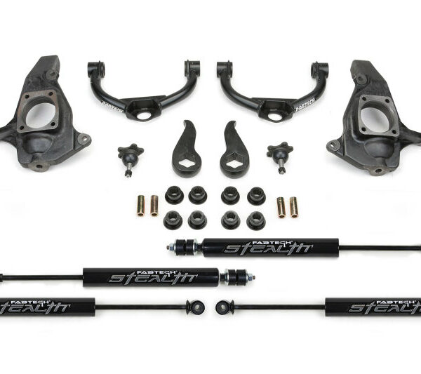 Fabtech 11-19 GM C/K2500HD/3500HD 4in Ultimate System w/Stealth Shocks
