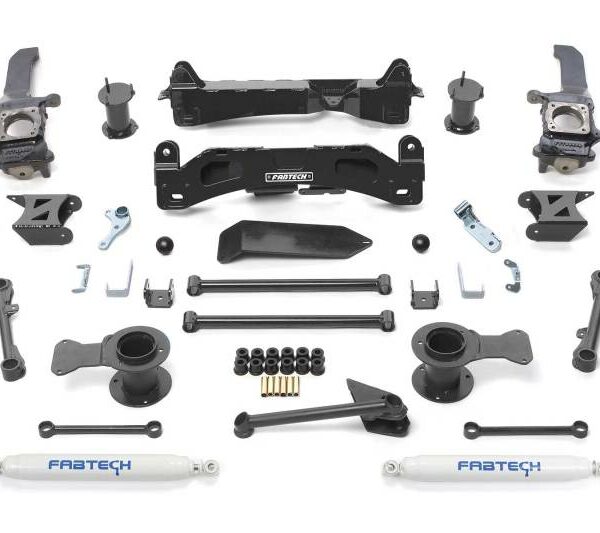 Fabtech 2015-21 Toyota 4Runner 4WD 6in Basic Sys w/Perf Shks