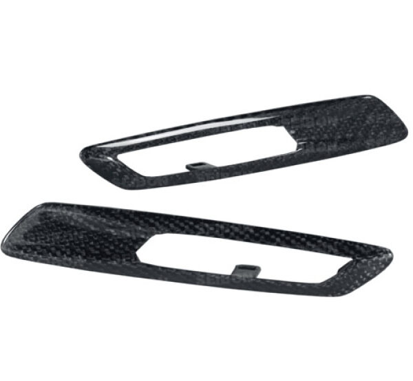 Seibon 12-13 BMW F10 Carbon Fiber Fender Ducts (Pair)