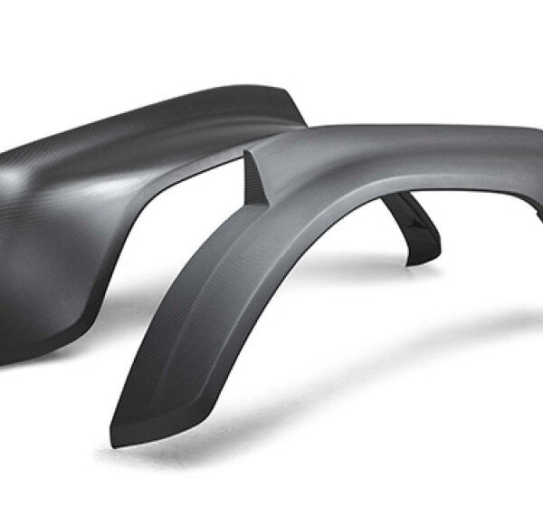 Ford Racing 22-24 Ford Bronco Raptor Carbon Fiber Rear Fender Flare Set - Matte Finish